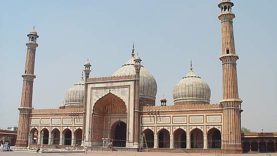 Moschee Jama Masjid in Delhi, Indien