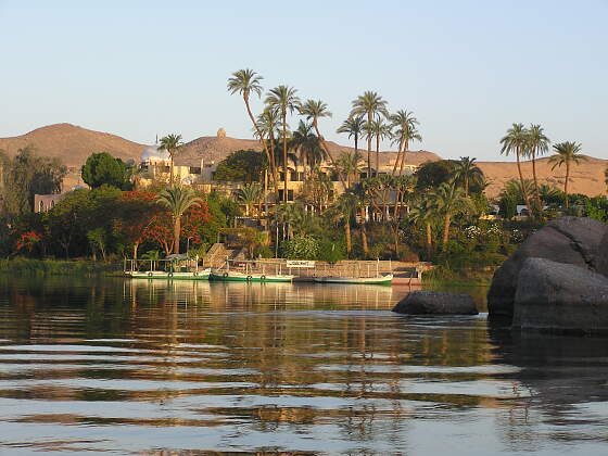 auf dem Nil bei Assuan