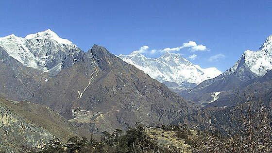 Blick auf den Mount Everest, Nepal