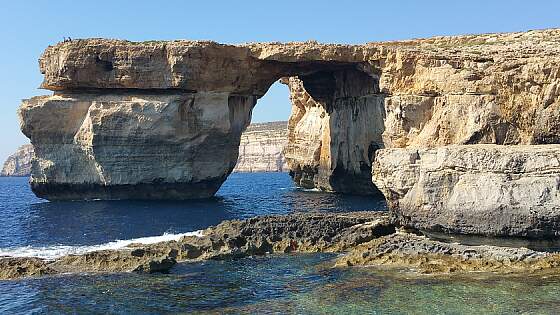 Malta: Insel Gozo Blaue Grotte