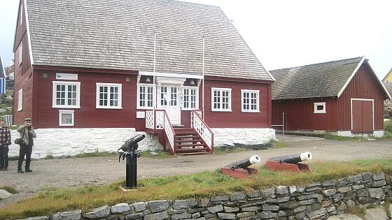 typisches Haus in Ilullisat auf Grönland