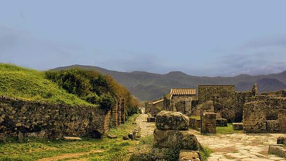 Italien, Kampanien: Ausgrabungen von Pompeji