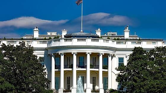 USA, Washington: Das Weiße Haus