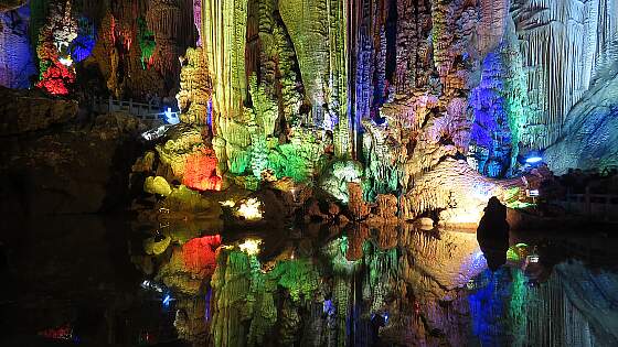 Guilin, China: Schilfrohrflötenhöhle