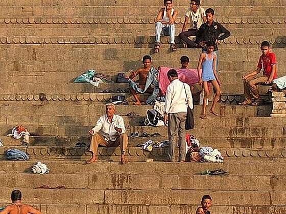 Varanasi, Indien: Ghats und Ganges