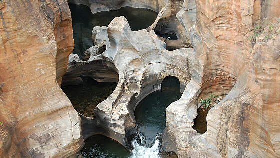 Südafrika: Bourke's Luck Potholes in in Mpumalanga