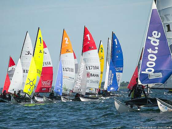 Kieler Woche: Segelimpressionen von den Regattabahnen