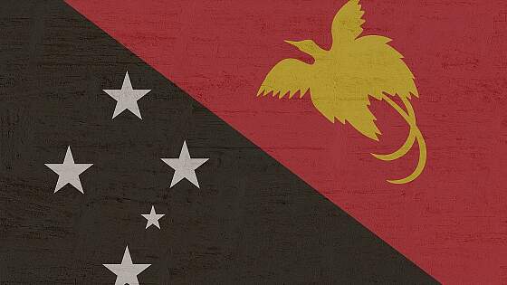 Flagge von Papua Neu Guinea