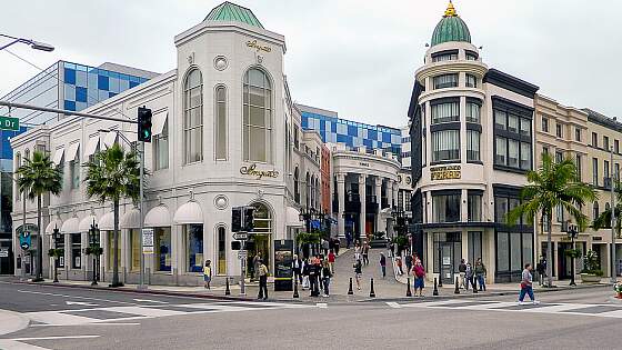 USA, Los Angeles: Rodeo Drive