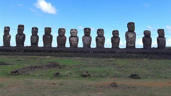Osterinsel, Chile: Ahu Tongariki