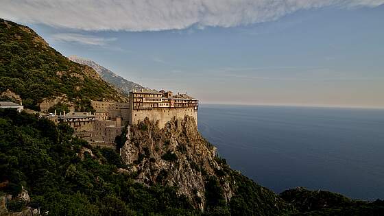 Nordgriechenland: Berg Athos, Kloster Simonopetra