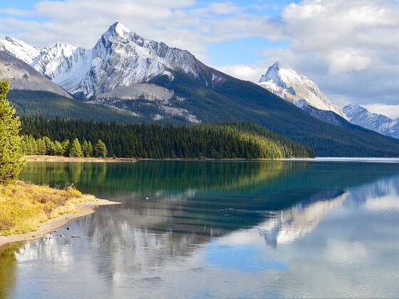 Kanada: Maligne Lake im Jasper Nationalpark