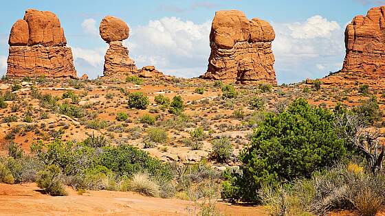 USA, Utah: Felsformationen bei Moab