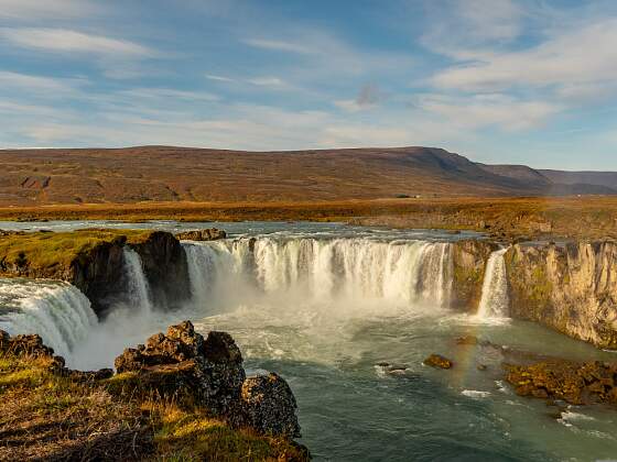 Akureyri, Island: Godafoss Wasserfall