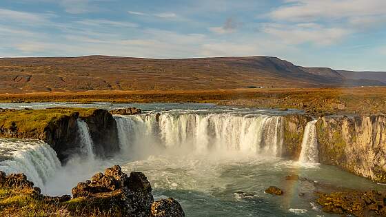 Akureyri, Island: Godafoss Wasserfall