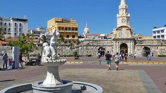 Cartagena, Kolumbien: Puerta de Reloj