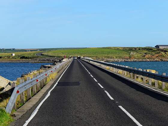 Orkney Insel: Churchill Barriers