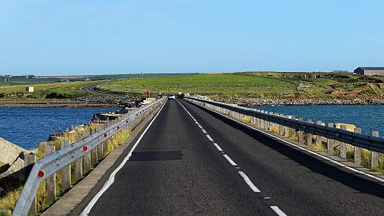 Orkney Insel: Churchill Barriers