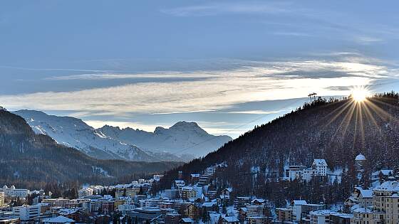 Schweiz: St. Moritz im Winter