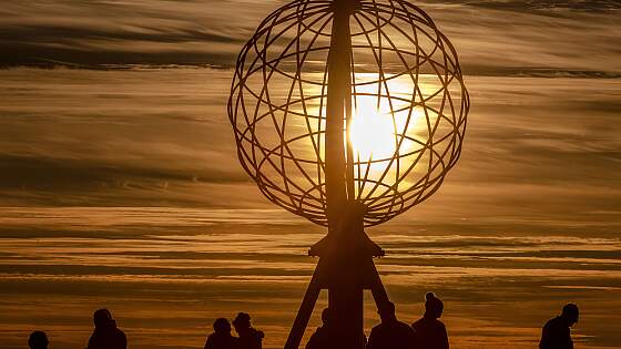 Norwegen: Sonnenuntergang am Nordkap