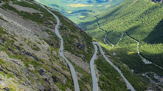 Norwegen, Geiranger: Trollstigen