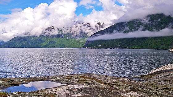 Norwegen: am Hardangerfjord