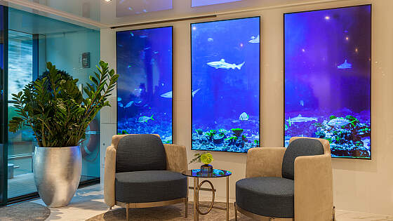 AMADEUS Imperial: Lobby mit Aquarium