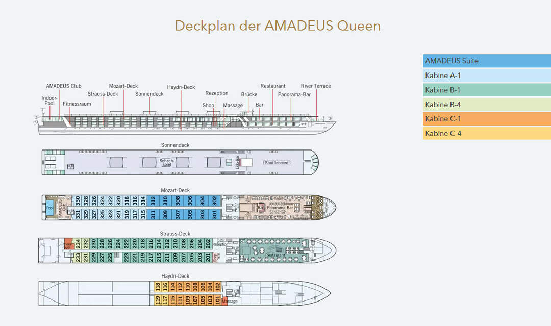 Amadeus Queen: Deckplan