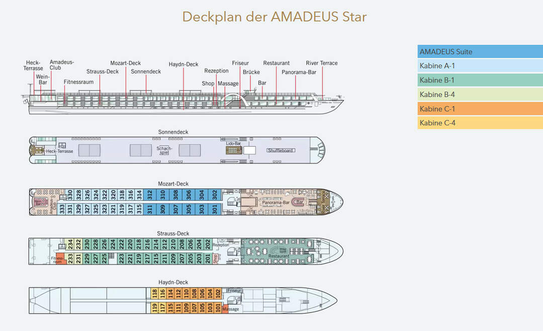 Amadeus Star: Deckplan