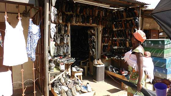 Albert Market in Banjul, Gambia