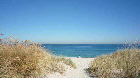 Strand bei Fremantle in Western Australia, Australien