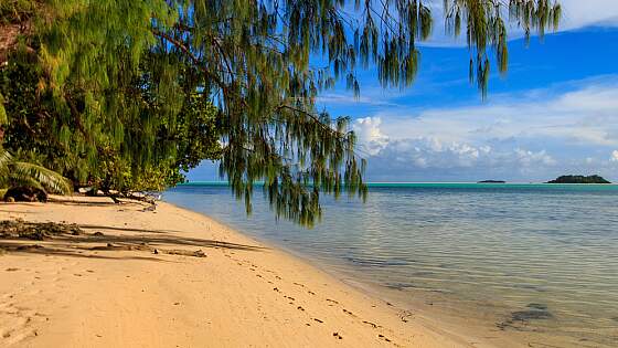 Strand auf Palau, Mikronesien