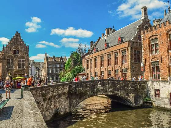 in Flandern, Belgien: Kanal in Brügge