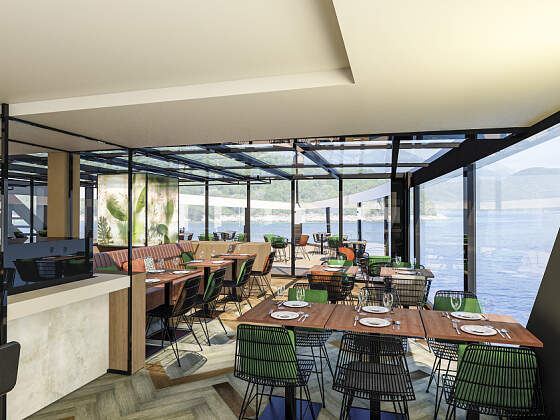 MS nickoSPIRIT: Restaurant The Garden und Veranda
