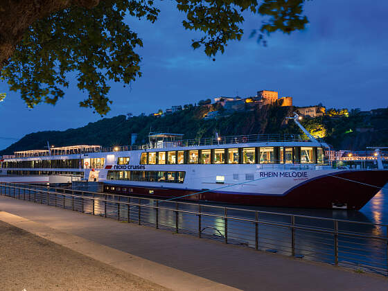 MS Rhein Melodie: vor Koblenz