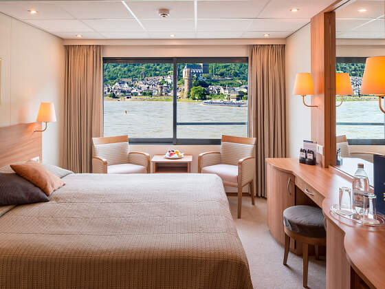MS Rhein Melodie / MS Rhein Symphonie: Mitteldeck Kabine