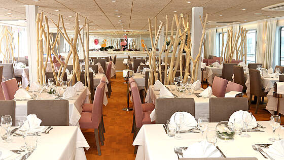 MS Camargue: Restaurant