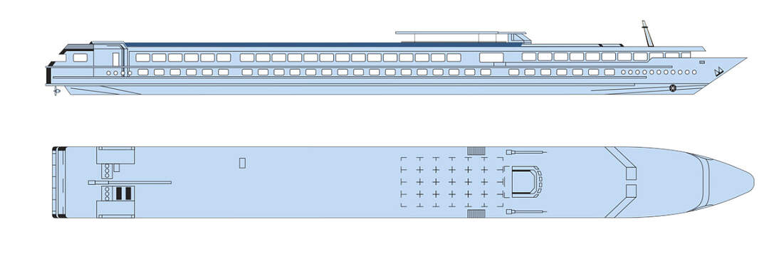 MS Renoir: Deckplan Sonnendeck