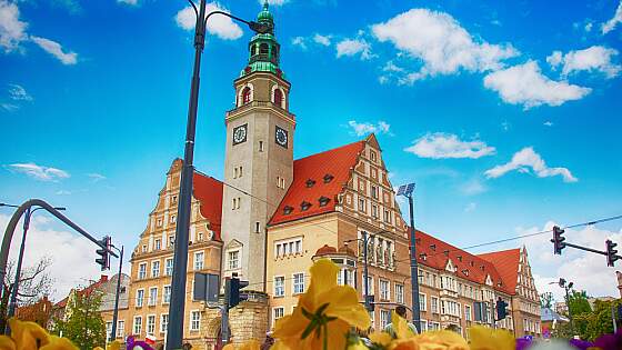 Masuren, Polen: Rathaus von Allenstein