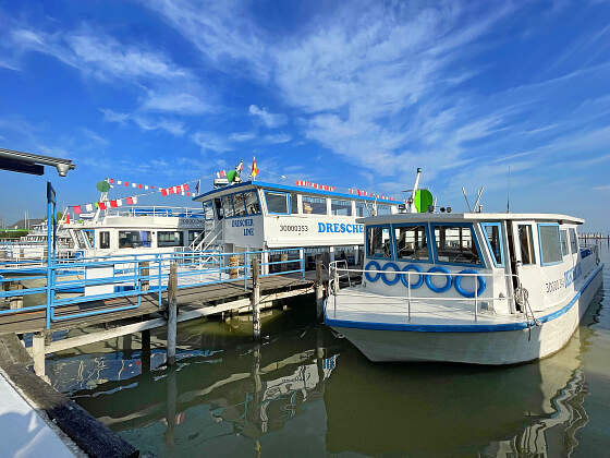 Neusiedlersee Radreisen: Ausflugsschiffe in Rust