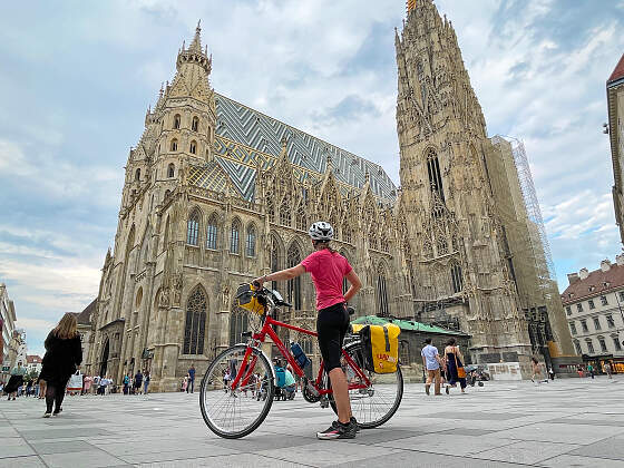 Österreich Radreisen:  Wien Stephansdom