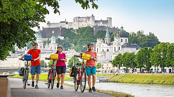 Radreisen Österreich: Salzburg - Salzach