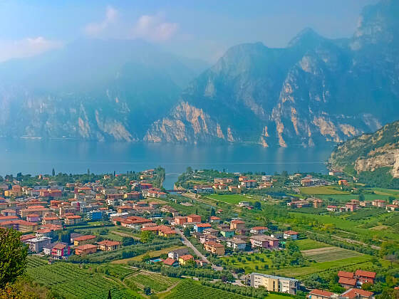 Italien Radreise: Ausblick auf den Gardasee