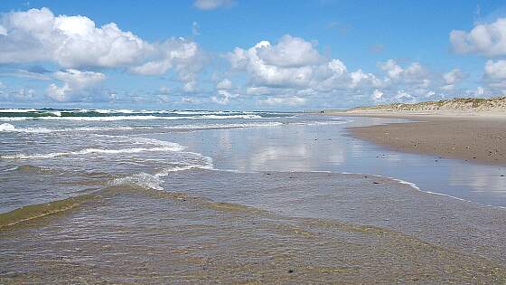 Wattenmeer in Nordfriesland, Nordsee