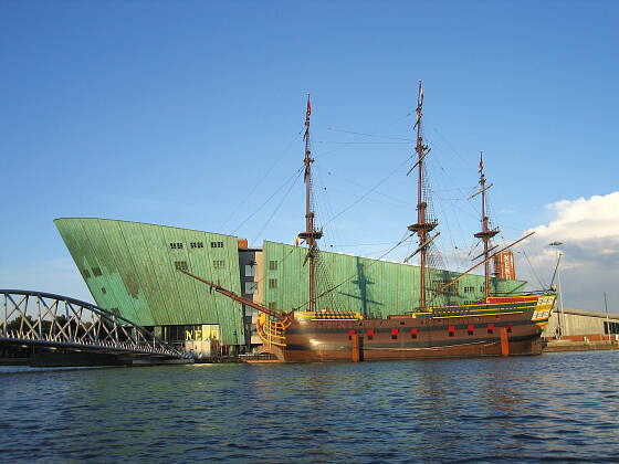 Marinemuseum in Amsterdam, Niederlande