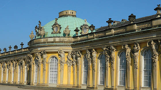 Havel: Schloss Sanssouci in Potsdam 