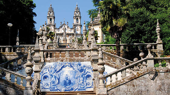 Douro Kreuzfahrt: Freitreppe in Lamego