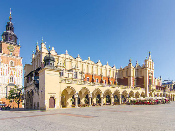 Tuchhallen in Krakau, Polen 