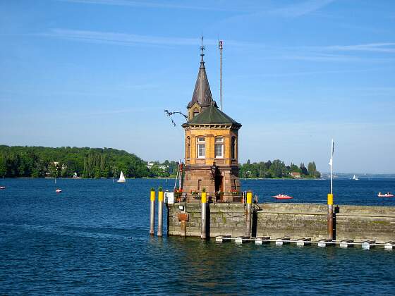 am Hafen in Konstanz am Bodensee