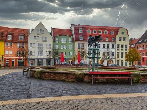 Flusskreuzfahrt: Altstadt von Anklam